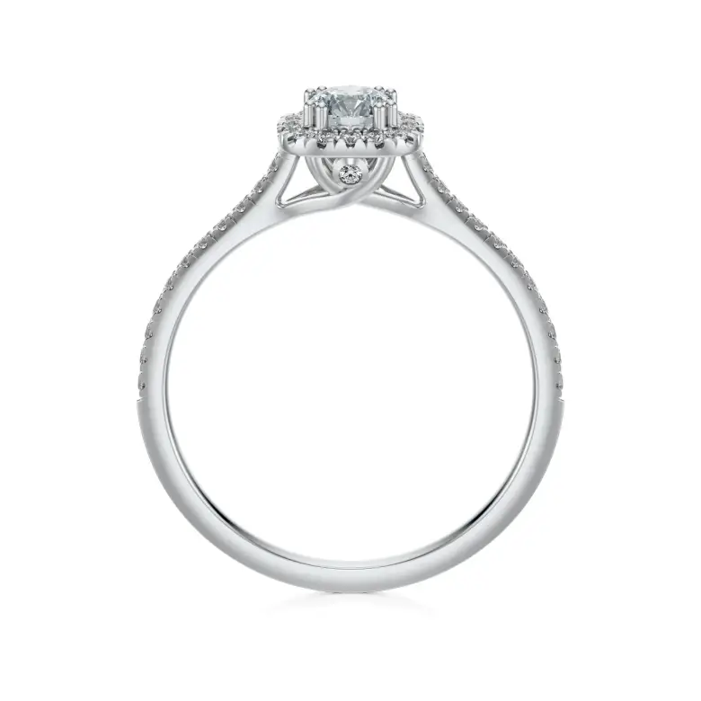 Pierścionek białe złoto z diamentami AJPZ_087